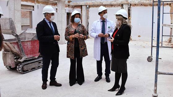 Obras de mejora en diferentes espacios del hospital de Úbeda