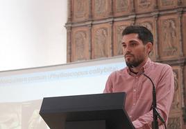 Miguel Maeso durante la presentación.