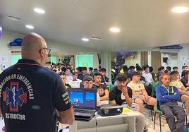 Una de las sesiones del curso.