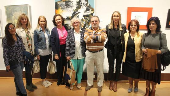 Técnicas artísticas variadas en la exposición de Atenea XXI