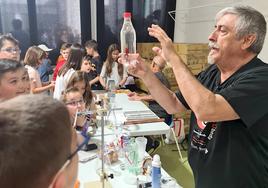 Uno de los experimentos expuestos.