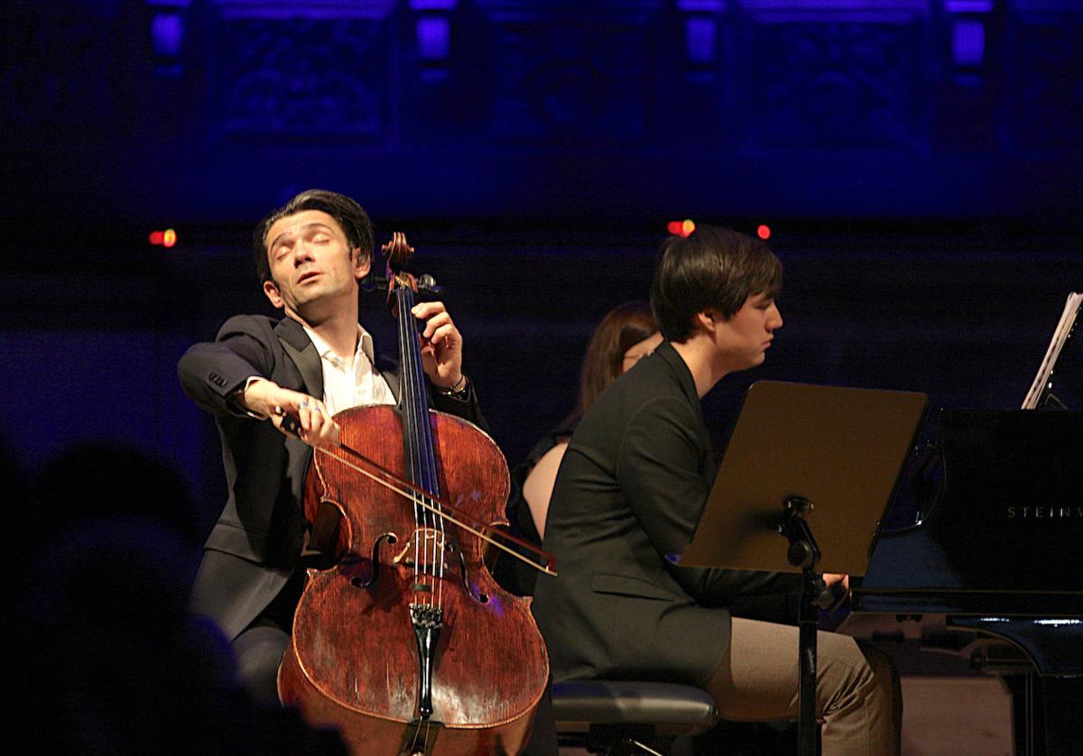 Gautier Capuçon y Kim Bernard.