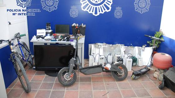 Desarticulada en Úbeda una organización dedicada al tráfico de drogas y la receptación
