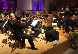 Orquesta de Extremadura en el concierto
