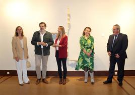 Acto de inauguración de la exposición.