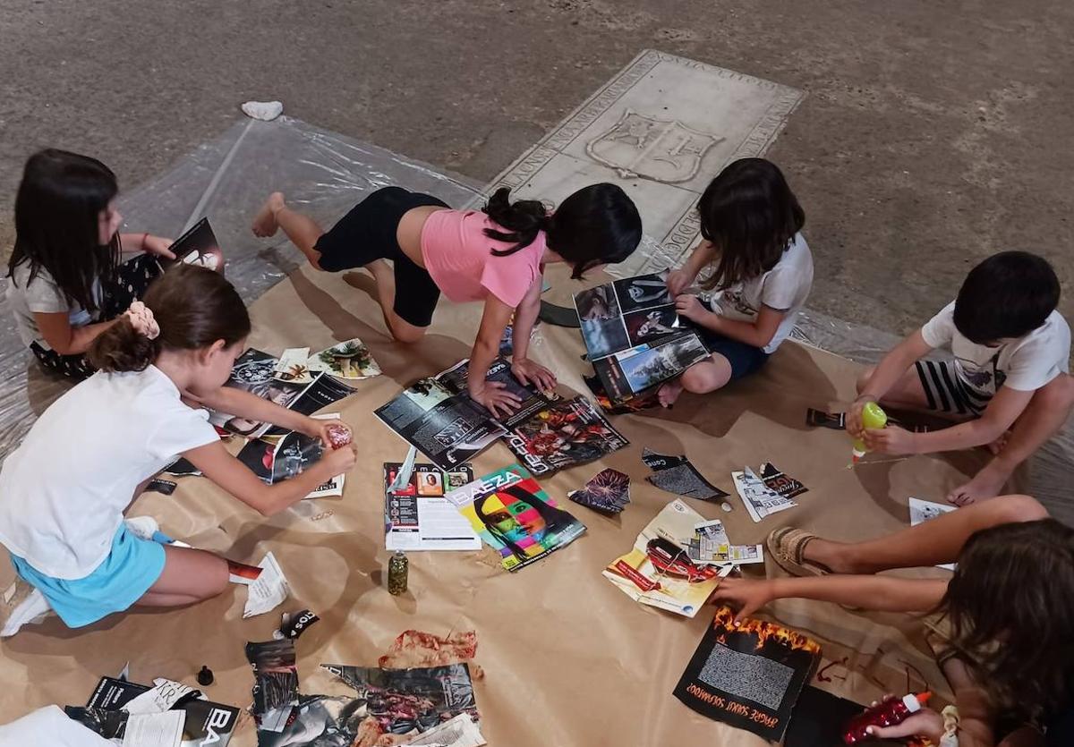 La iglesia de san Lorenzo acoge el taller 'Encuentra tu arte'