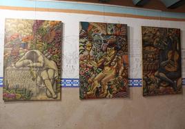 Obras de la muestra