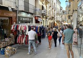 Ambiente en la calle Mesones.