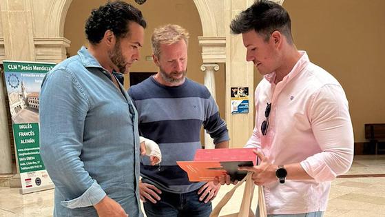 Grabación en la ciudad del programa 'Entre compadres' de Canal Sur