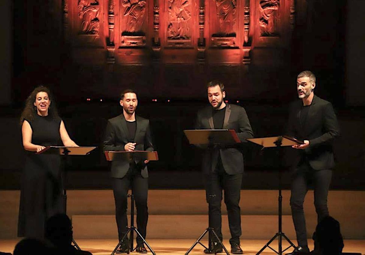 'El sentir de mi sentido' a cargo del cuarteto vocal Qvinta Essençia.