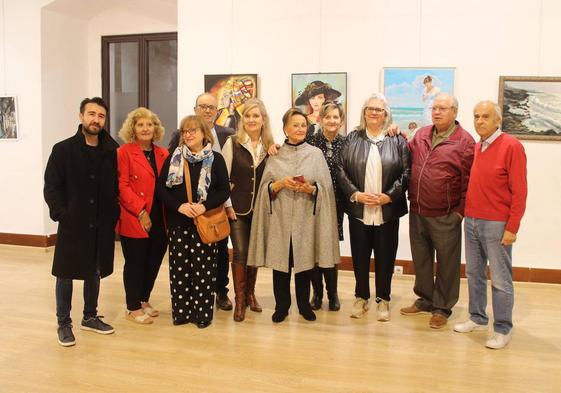 Inauguración de la exposición.