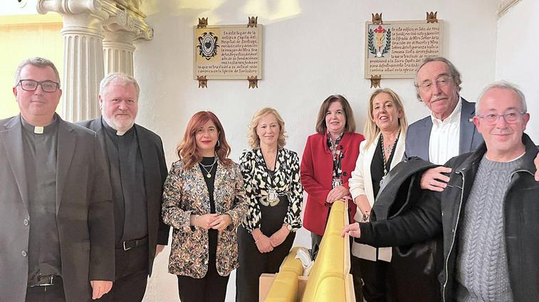 Dos placas recuerdan en Úbeda la vinculación de la Oración en el Huerto y las Angustias con el Hospital de Santiago