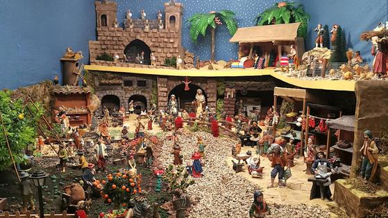 El certamen de belenes contó con unos cuarenta participantes inscritos