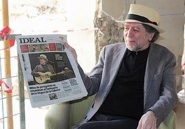 Visita de Sabina a las obras de su museo en 2023.