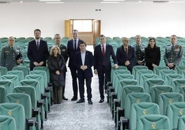 Visita de las autoridades a las instalaciones de la Academia.