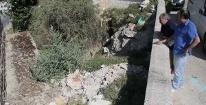 IU denunció el mal estado en el que se encuentra el entorno del Alcázar de Úbeda