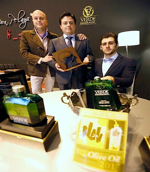 Premio a la presentación del aceite ubetense Verde Esmeralda en el Salón de Gourmets