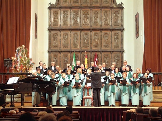 Concierto de la Coral Virgen de Guadalupe en la iglesia de San Pablo, este viernes