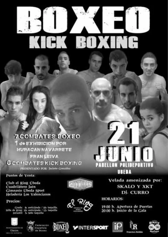 El pabellón polideportivo acogerá una velada de boxeo y kick boxing