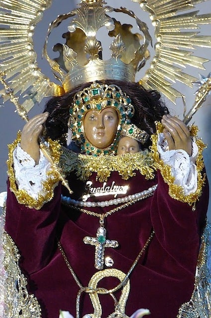 La Virgen de Guadalupe ya está en Santa María