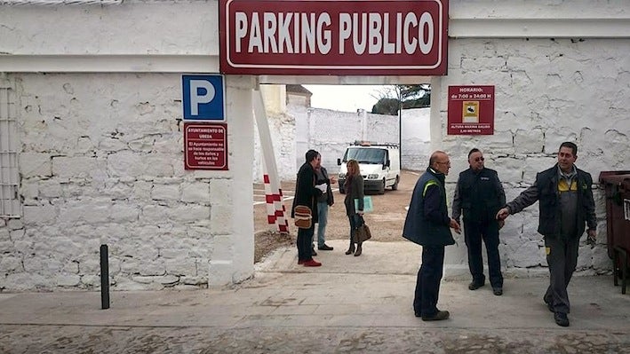 En marcha el aparcamiento habilitado en el solar del antiguo cuartel de Santo Domingo