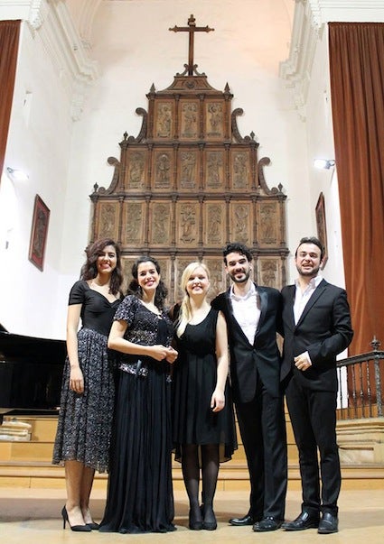 El Grupo Voces Tempo actuó dentro del ciclo de las ciudades Patrimonio de la Humanidad