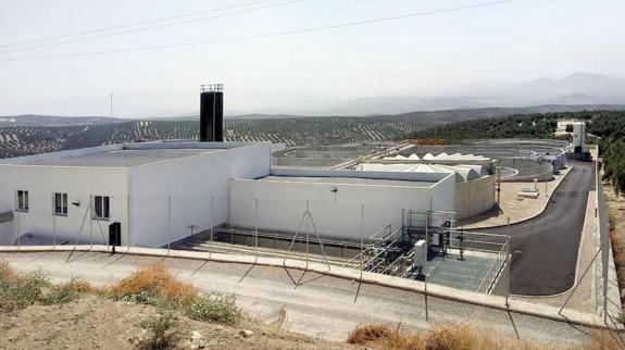 Estado actual de las obras de la depuradora.