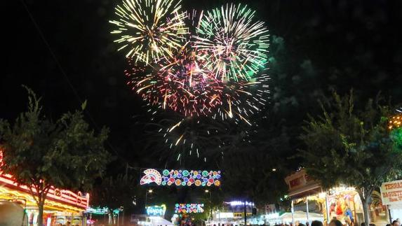 Espectáculo de pirotecnia.