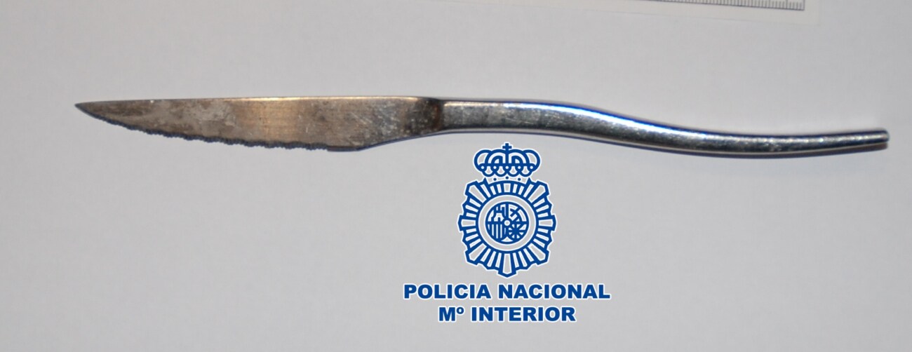 El cuchillo utilizado.