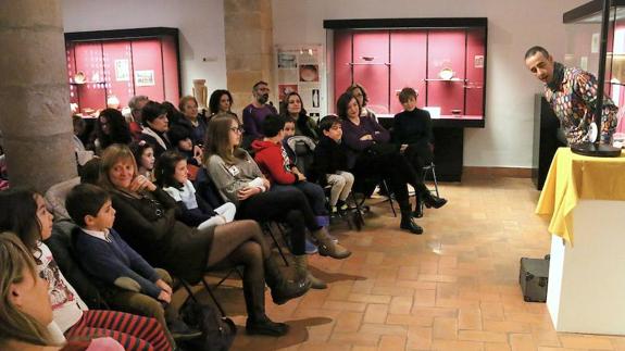 Nono Granero, el pasado domingo en el museo.
