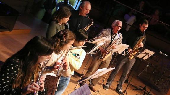 Un momento del recital.