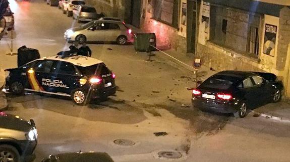 Los dos vehículos siniestrados.