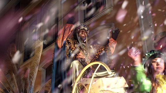 Baltasar en la cabalgata del pasado año.