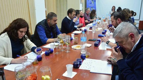 Asistentes al curso avanzado de cata.