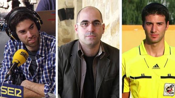 Pablo Montes, Juan Antonio García y Cristóbal Montoro.