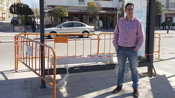 Una de las nuevas marquesinas instaladas.