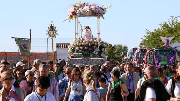 La Virgen de Guadalupe regresó a la ciudad tras dos días de romería