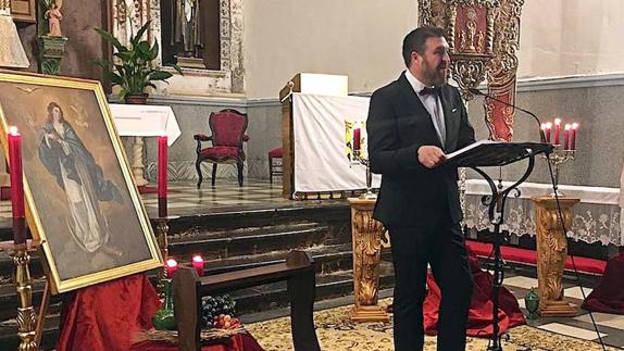 Marcos Expósito Morillas pronunció el pregón del Corpus