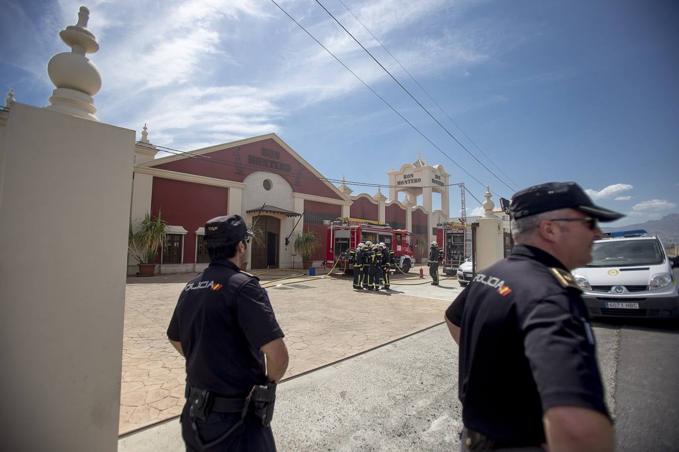 Incendio en Ron Montero