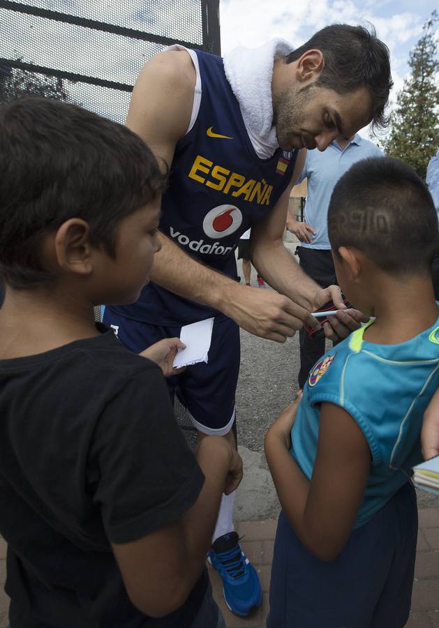 La Selección Española de Baloncesto en Granada