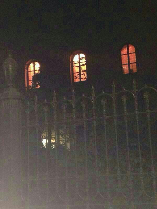 Incendio en la Facultad de Derecho de Granada