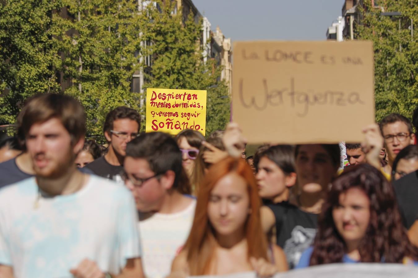 Manifestación estudiantil