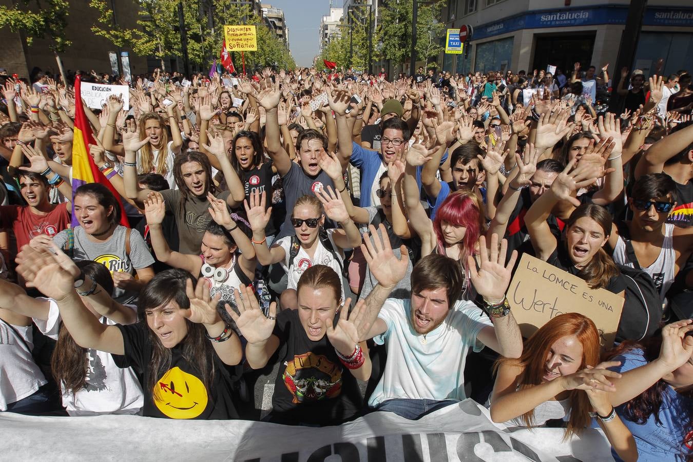 Manifestación estudiantil