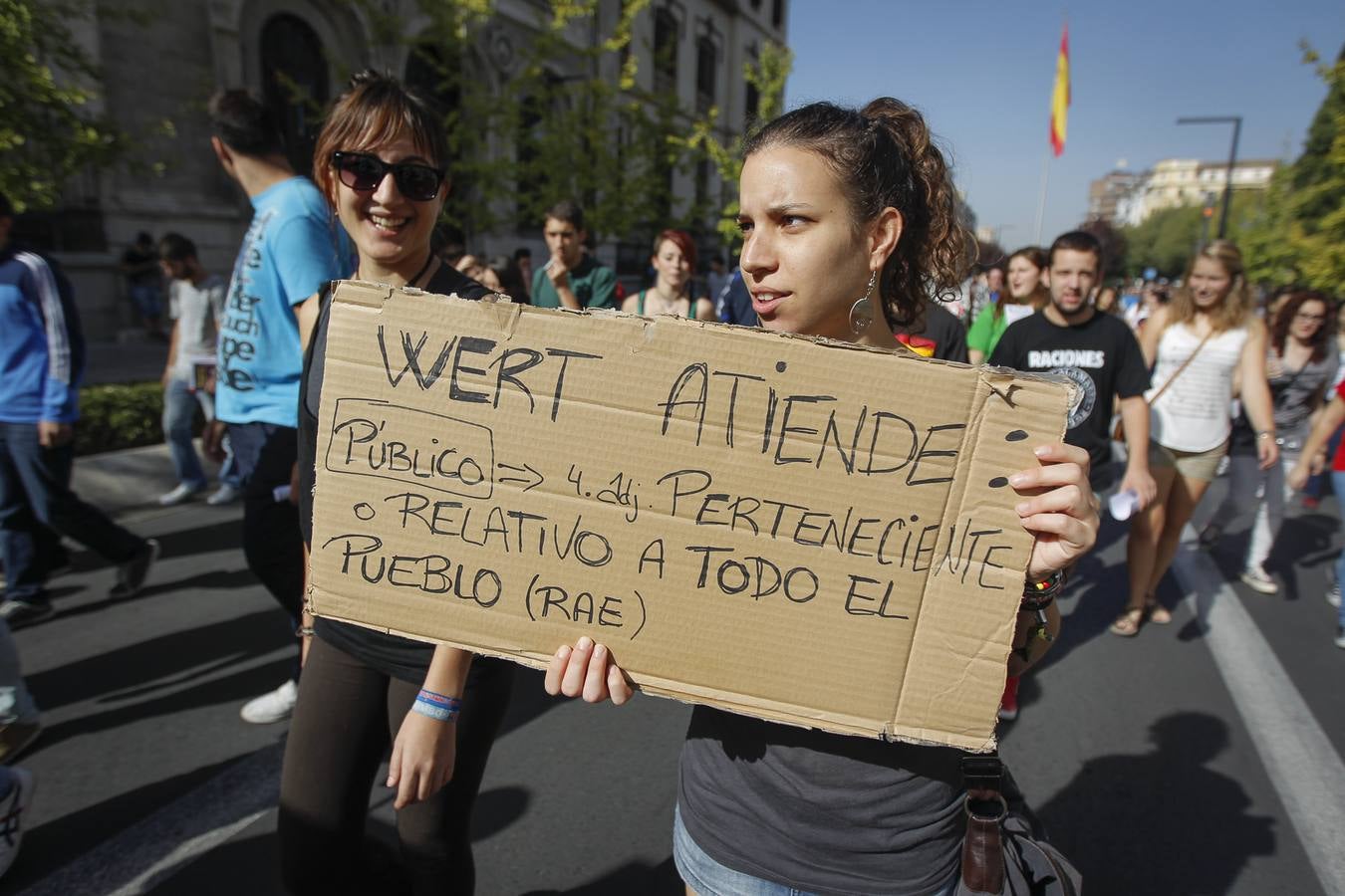 Manifestación estudiantil