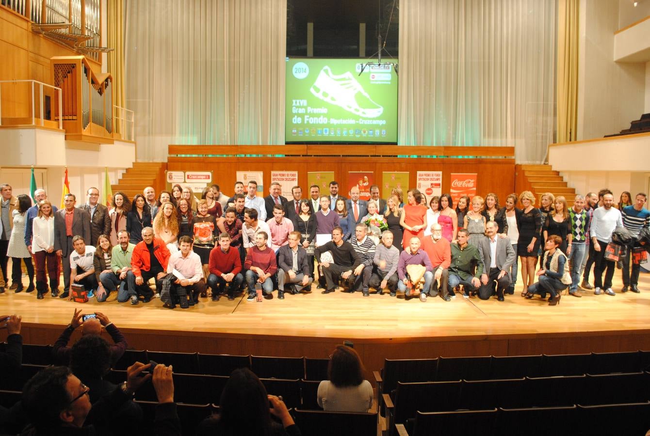 Gala de clausura del XXVII Gran Premio de Fondo Diputación