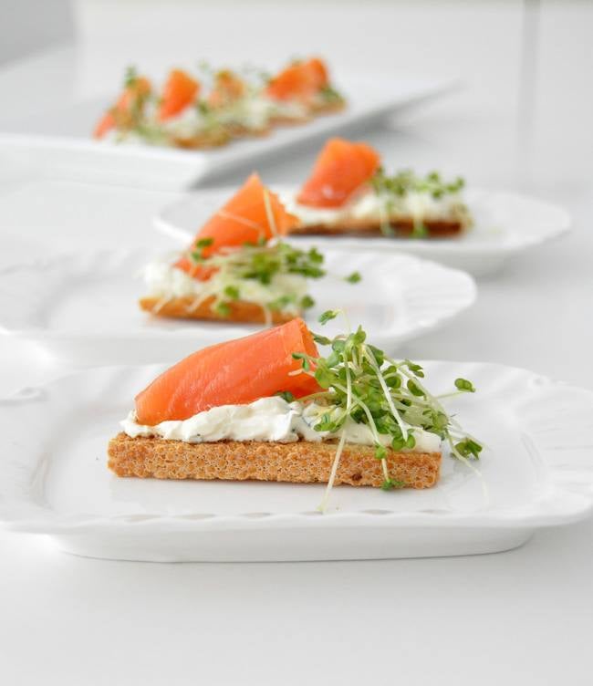 Aperitivo de Salmón. 