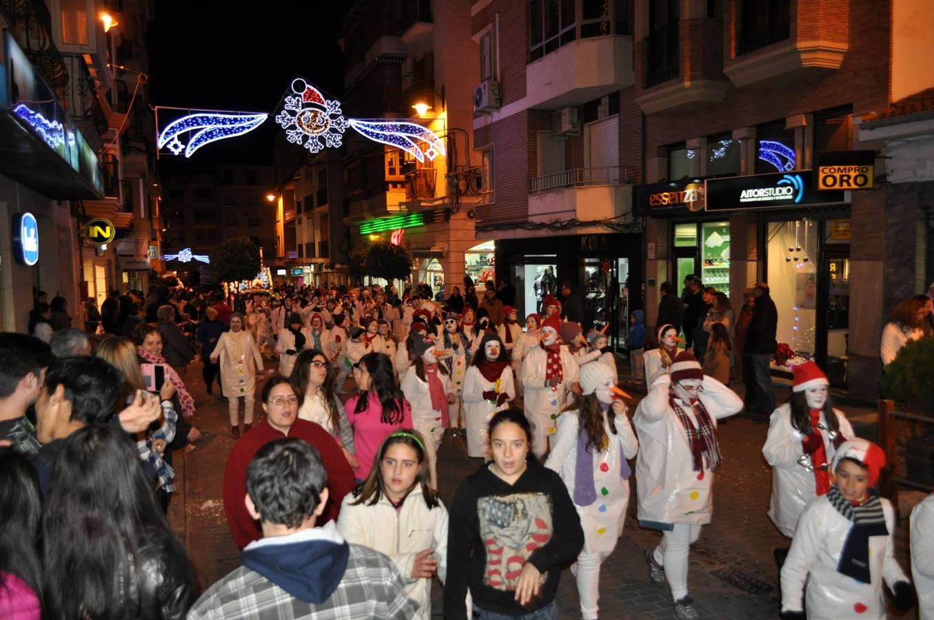 Las carrozas en Loja.