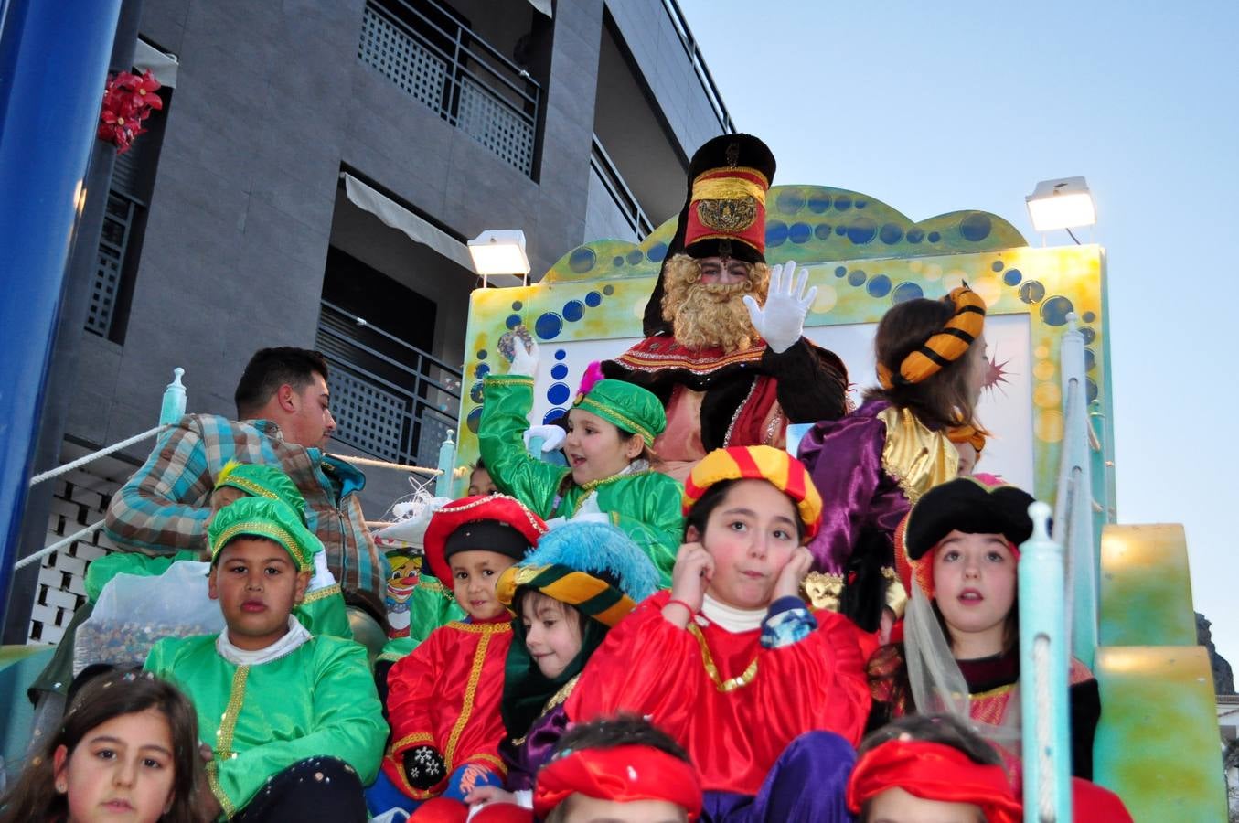 Las carrozas en Loja.