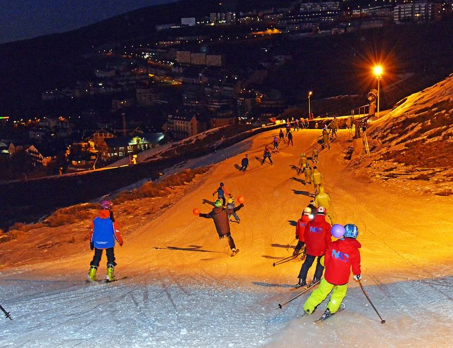 La bajada de los Reyes Magos en Sierra Nevada.