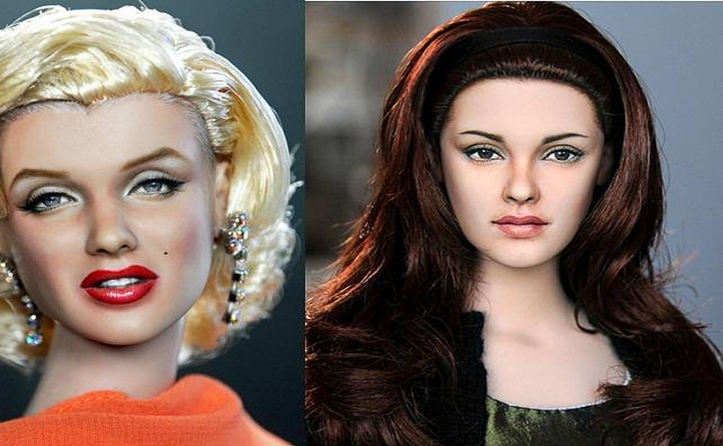 Marilyn Monroe y Kristen Stewart. 